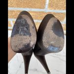 Saint Laurent Brown Ysl Aliama Lizard Embossed Suede Heels Pumps Size 39… Brown Photo 5