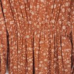 a.n.a  Orange Botanical Print Wrap Mini Dress Size XXL NWT Wrap Style Dress Photo 5