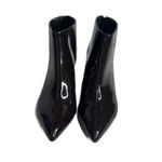 VHNY New York ladies patent leather pointed block heeled boots size 11 Photo 2