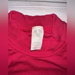 We The Free  Red Shoulder Cut Out Flare Sweater Babydoll Top Womens Size XS-S Photo 1