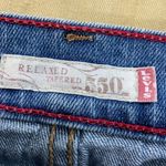 Levi's Y2K 550 Jeans Womens 34x29 Vtg Relaxed Tapered Retro Blue Med Wash Mom Photo 2
