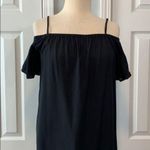 Old Navy XS // NWT black embroidered off the shoulder shift dress Photo 3