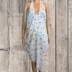 Lulu’s Bouquet Days White Floral Print Asymmetrical Midi Dress XL Photo 1