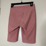 Outdoor Voices  pink high waist biker athletic shorts size small Photo 3