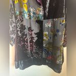 Soft Surroundings  Lisette Floral Velvet Burnout Chiffon Tunic Length Jacket M Photo 10