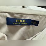 POLO RALPH LAUREN Flared Velvet Midi Skirt in desert 8 “slip style” Silver Photo 6