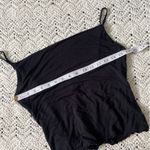 Free People  Cowl Neck Ruffle Hem Cami Black (Small) Photo 3