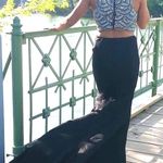 Prom Dress Two Piece Size 2 Photo 1