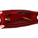 Dooney & Bourke  ‘Charlotte’ Red Croc Embossed Leather Tote Bag in “Bourdeaux” Photo 5