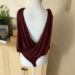 Free People Night Owl Bodysuit Nutmeg Size Small NWT Photo 4