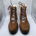 Bernardo  Dash Hiker Boots Tobacco Split Suede lace size 10M suede  NWOB F3 1407 Photo 5
