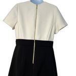 Kate Spade Ivory Black Colorblock Bow Fit and Flare Dress Size 6 Preppy Classic Photo 11