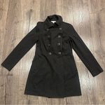 CAbi Style #648 Ponte Casablanca Double Breasted Trench Coat Jacket Gray Size XS Photo 9