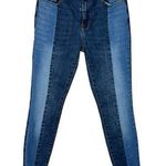 PacSun SZ 26 High-Rise Jeggings Jeans Two-Tone Stretch Mid-Rise Zip-Fly Pockets Photo 0