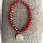 PAMA Pomegranate Liqueur Red Promotional Bracelet Charm is Silver logo Red Photo 4