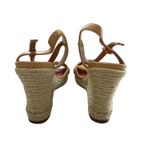 Cole Haan camila ankle strap brown espadrille wedge size 10 Photo 4