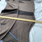 Ethyl Size XXXL long open vest Brown Photo 3