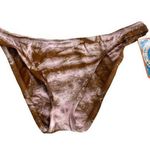 Lucky Brand new Vintage 90’s:  ✌︎︎ Tie Dye Bikini Bottoms ✌︎︎ Floral Print Pink Photo 0