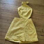 NWT Staud Backless Romper Yellow Size 2 Photo 0