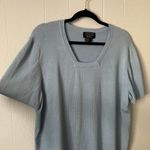 Spenser Jeremy Sweater Womens 2X Silk Stretch Business Casual Career Office Chic Blue Photo 4