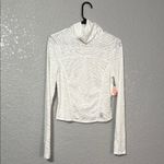 Free People Tempo Jacquard Turtleneck size small in white Photo 3