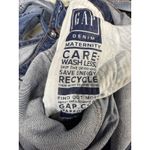 Gap  Maternity Stretch Denim Jean Bib Overalls Size S Pockets 27 inch Inseam Photo 6
