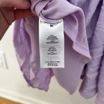 NWT Miami Francesca's Darla Ruffled Maxi Midi Tiered Tie Dress Lilac Spring SZ M Purple Size M Photo 7