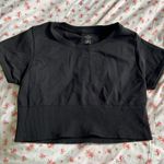 Aerie offline by  black cropped workout top Photo 0