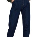 ZARA NWT ZARRA BLOGGERS FAV WIDE LEG SLOUCHY RELAX FIT HIGH WAISTED BELTED JEANS Photo 1