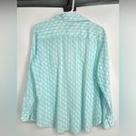Talbots Button Down Shirt, Sea Horse Pattern, Size Large Photo 1