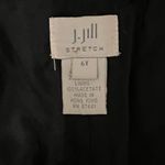 J.Jill black stretch wool blend swing coat Size 6 Tall Photo 6