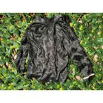 Victoria's Secret  Black Satiny PJ Top Size Medium Photo 2