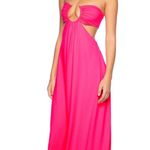 Susana Monaco u wire cut out maxi dress in shocking pink size XS Photo 3