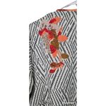 Chico's Artisan Applique Jacket Size 1 Medium NEW Photo 3