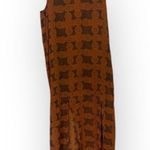 RVCA Women’s XS Brown Printed Sleeveless Maxi Dress Photo 0