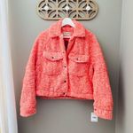 Free People Teddy Swing Jacket Pink Sz Small Photo 0