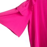 Umgee Women Top S Pink Ruffle Vibrant Girly Festival Vacay Resort Cruise NEW Photo 5