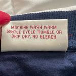 Elandale 100% cotton striped white blue embroidered logo golf polo shirt, size S Photo 1