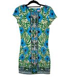 Lilly Pulitzer  Layton Sea Oat‎ Ikatty Engineered Print Shift Dress Size Small Photo 1