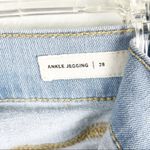 PacSun Light Wash Intentionally Ripped Distressed Ankle Skinny Jeggings, Size 28 Photo 4