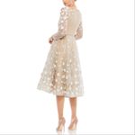 Mac Duggal 67387 Floral Embellished Lace Cocktail Dress Photo 2
