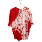 Young Fabulous and Broke Red and White Tie-Dye Blouse Photo 1
