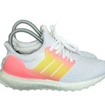 Adidas Ultraboost 5.0 DNA Shoes Sneakers White Pink Yellow Womens Size 6 Active Photo 1