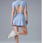 Alo Yoga Seashell blue ALO Crop shirt and Skirt  Photo 7