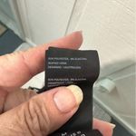 Bardot  Black V Neck Ribbed Long Sleeve Bodysuit Size Medium NWT Photo 7