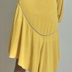 BCBGMAXAZRIA yellow midi dress Photo 2