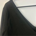 Abound NWT  Long Sleeve Black Metallic Bodysuit Size Medium Nordstrom Photo 2