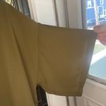 Sans Souci Top Womens Size M 3/4 Wide Sleeve Banded Bottom T-Shirt Green Pockets Photo 2