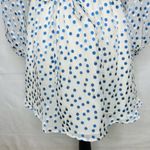 Lovers + Friends  World Traveler Dress Size S Blue Polka Dot Speckled Ocean Photo 3