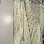 Love Shack Fancy  Yellow Checkered Dress Clarine Linen Gingham Bow Dress size 6 Photo 8